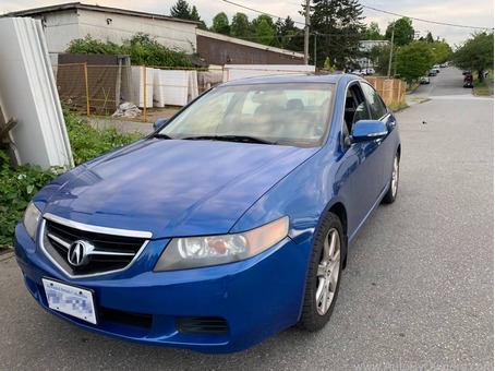 Back on market 2005 Acura TSX Blue City Sky